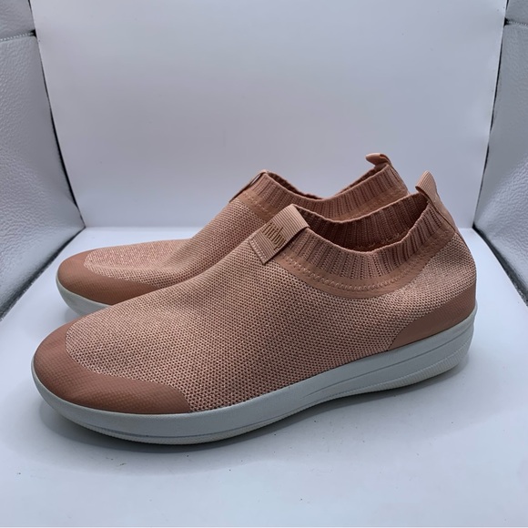 Women's Fitflop Uberknit Slip On Sneaker Shoes size US 8.5 pink slip on - Picture 3 of 9
